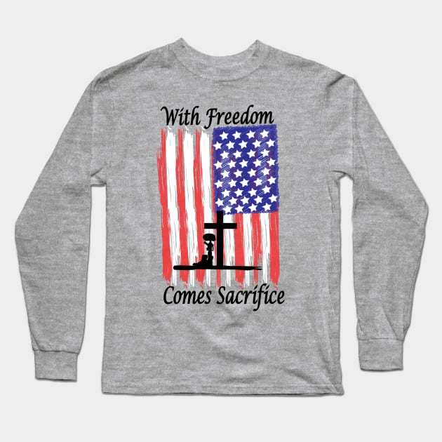 Freedom Long Sleeve T-Shirt by tshirts88